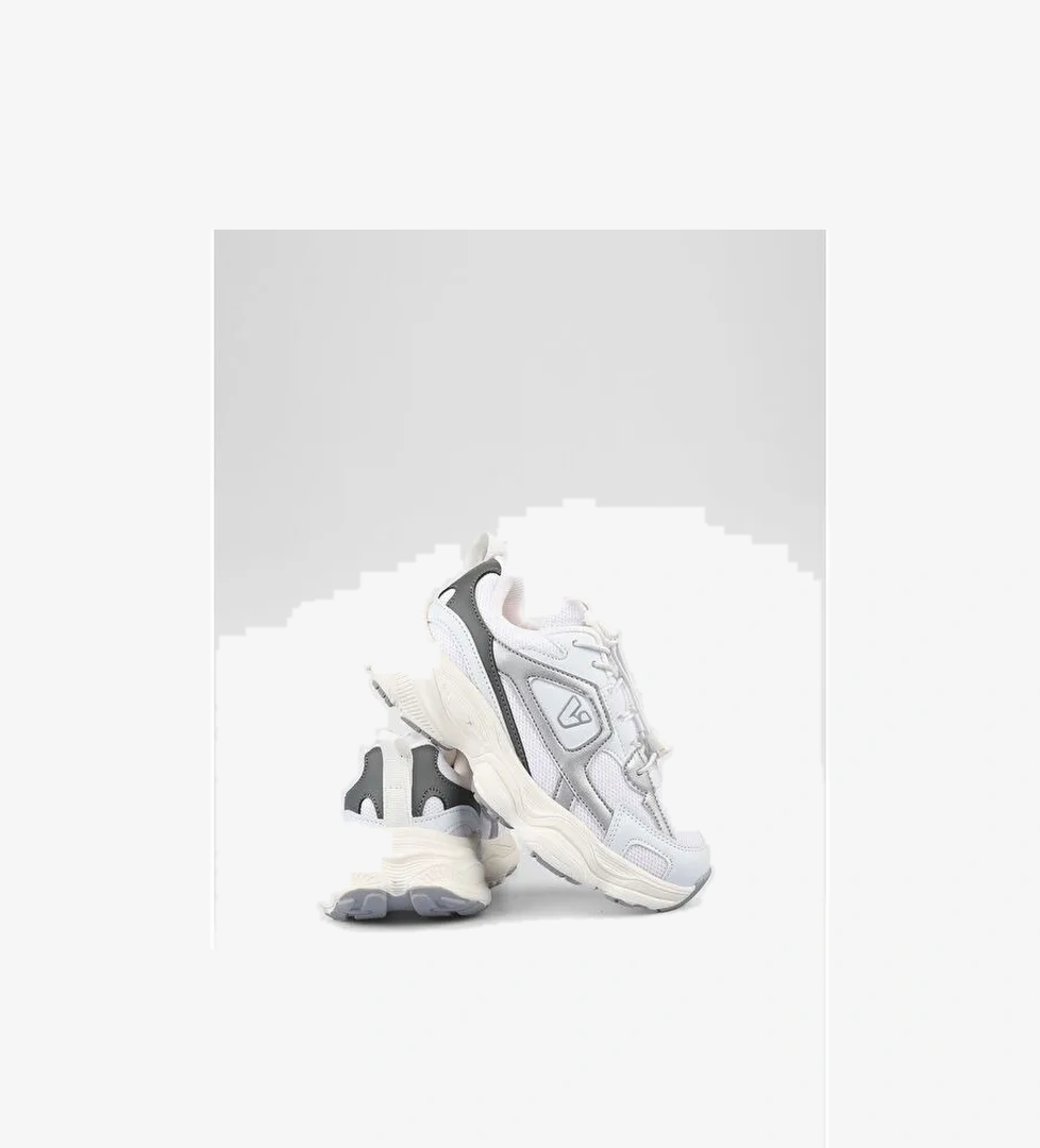 Coffee Basic Unisex Çocuk Beyaz Spor Ayakkabı - Görsel 1