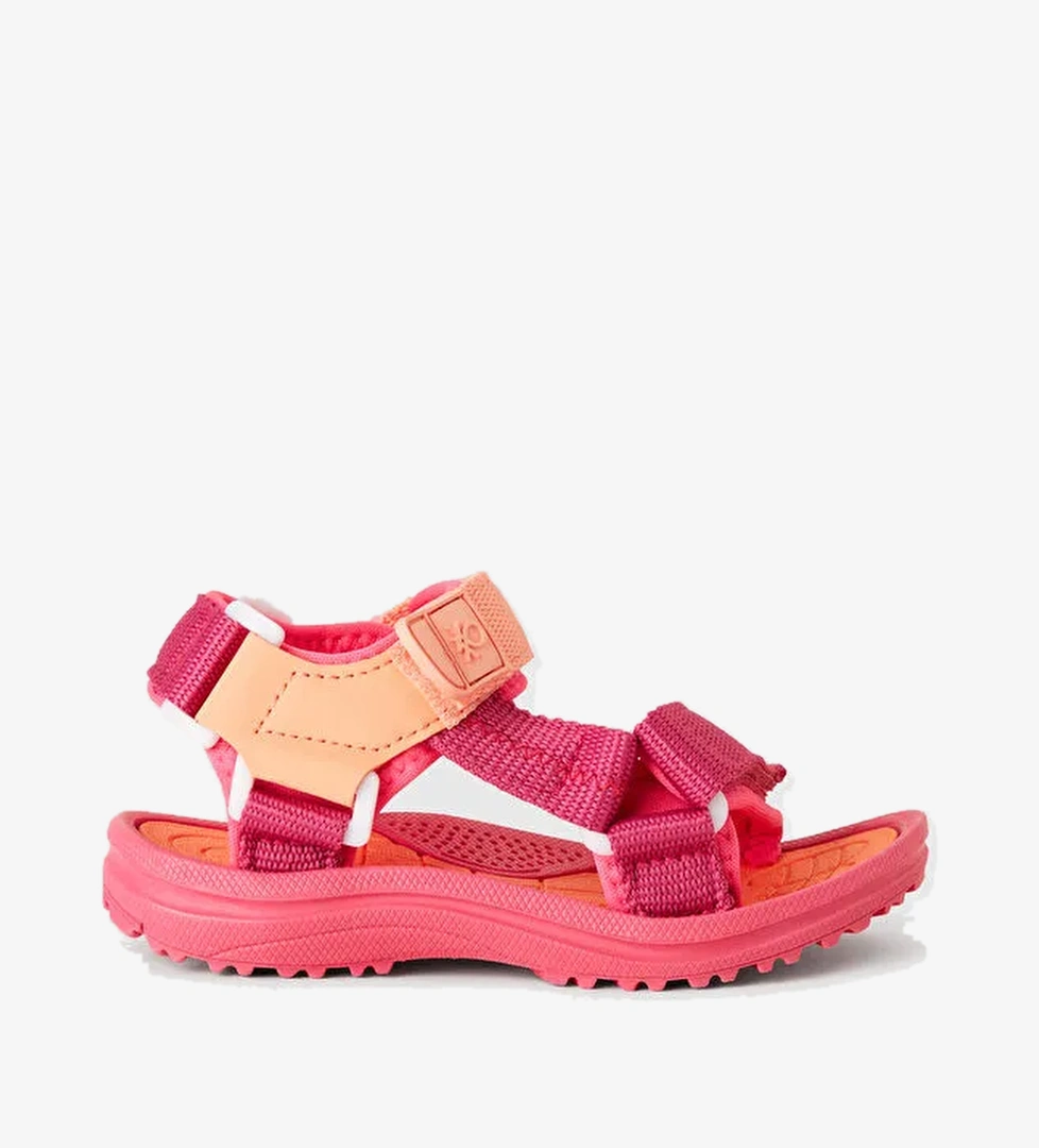 Erkek Çocuk Yavruağzı Çift Bantlı Cırt Cırtlı Sandalet - Görsel 1