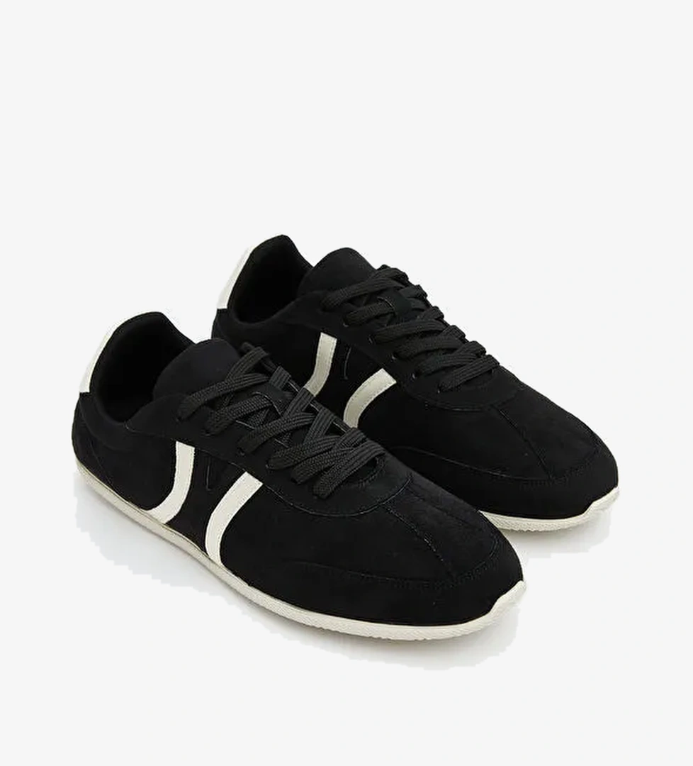 Süet Görünümlü Kadın Spor Ayakkabı - Görsel 1