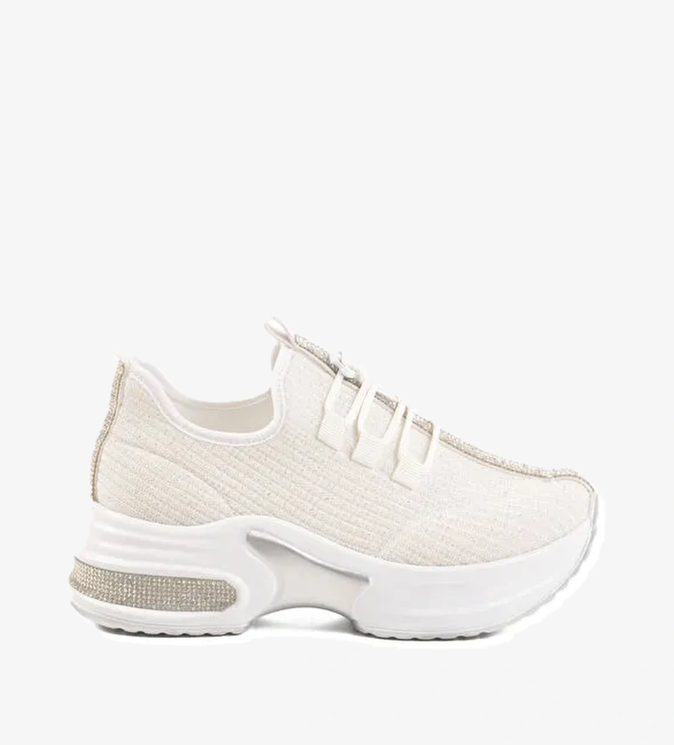 Beyaz Anorak Kadın Sneaker 702322 Z
