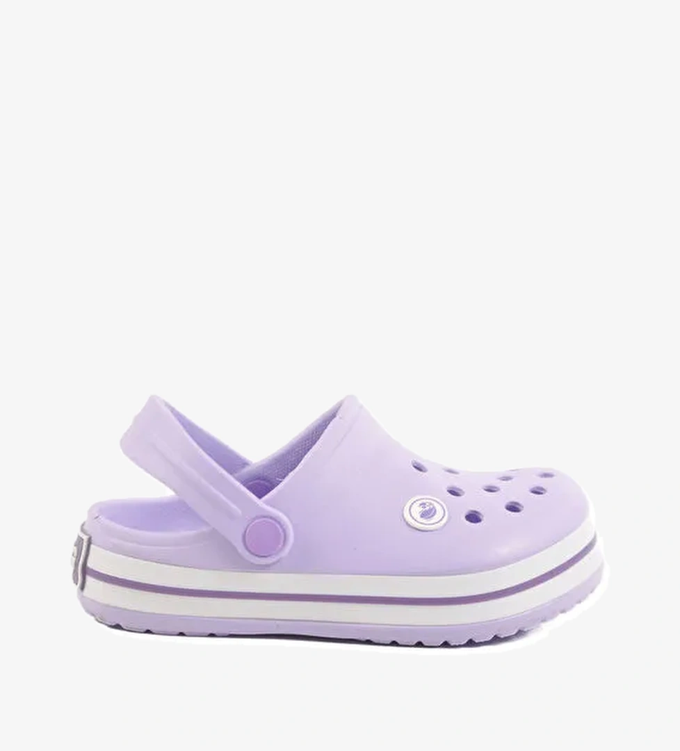 Lila Eva Hafif Kız Çocuk Sabo Terlik 214 F