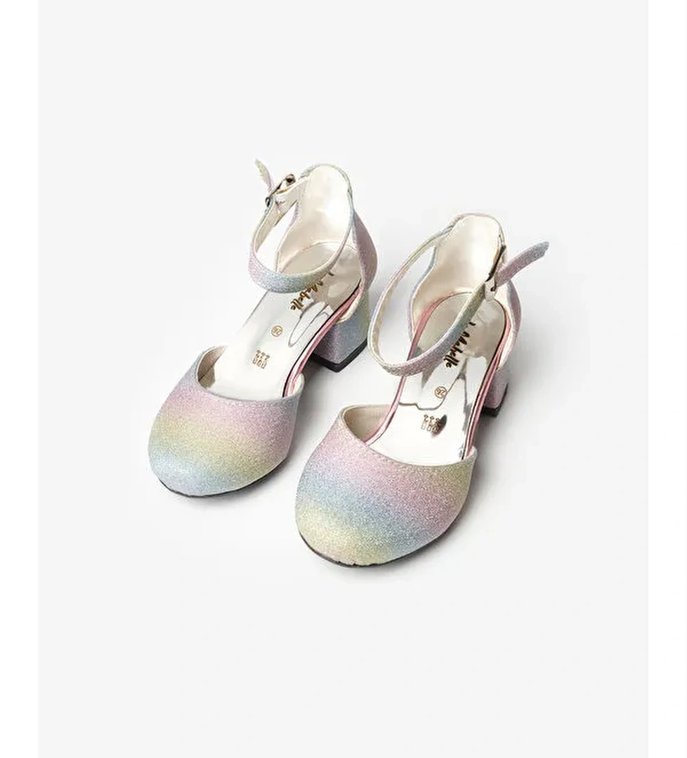 Le Mabelle Lila Simli Topuklu Kız Çocuk Ayakkabı model görseli