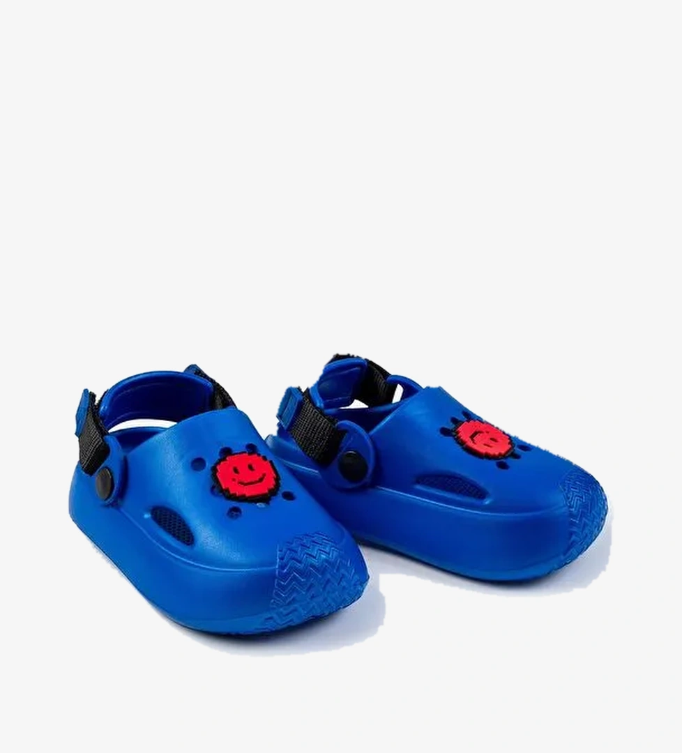 Çocuk EVA Terlik - Gülen Yüz Detaylı - Görsel 1