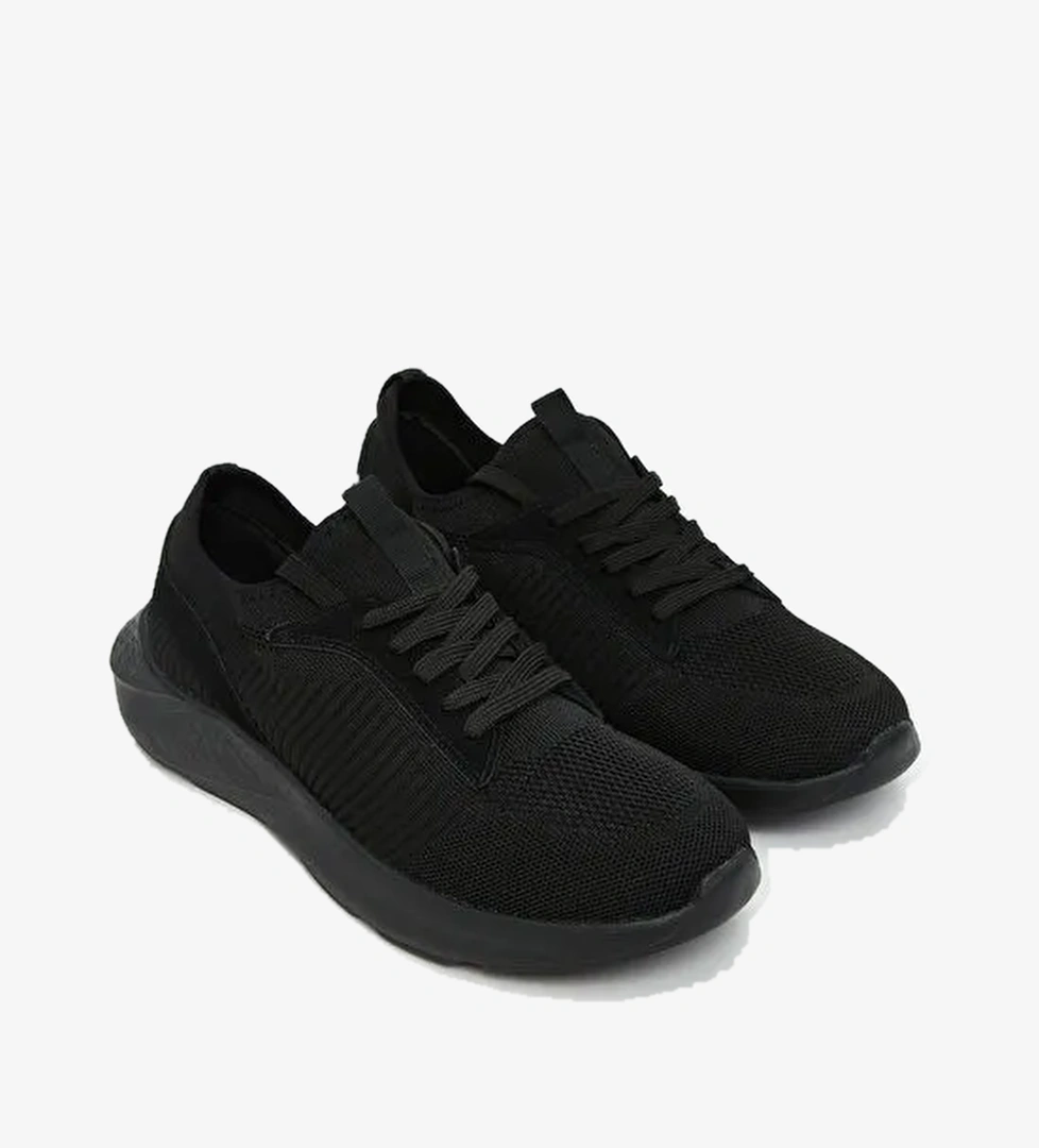 Bağcıklı File Detaylı Erkek Spor Ayakkabı - Görsel 1