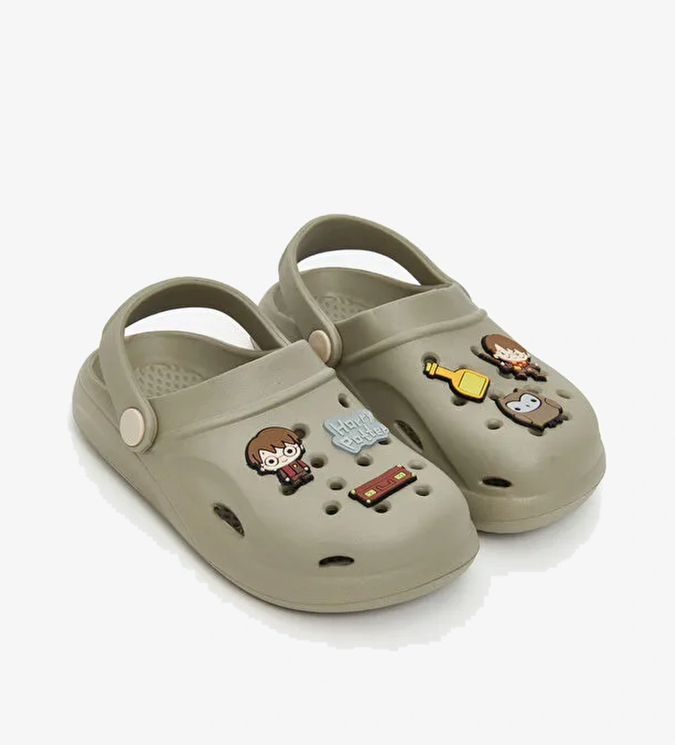 Harry Potter Baskılı Erkek Bebek Plaj Sandaleti - Görsel 1