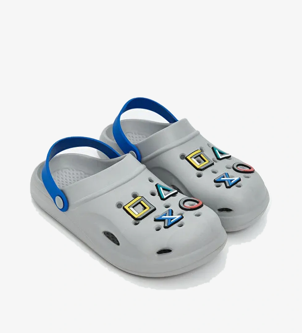 Baskılı Erkek Çocuk Plaj Sandaleti - Görsel 1