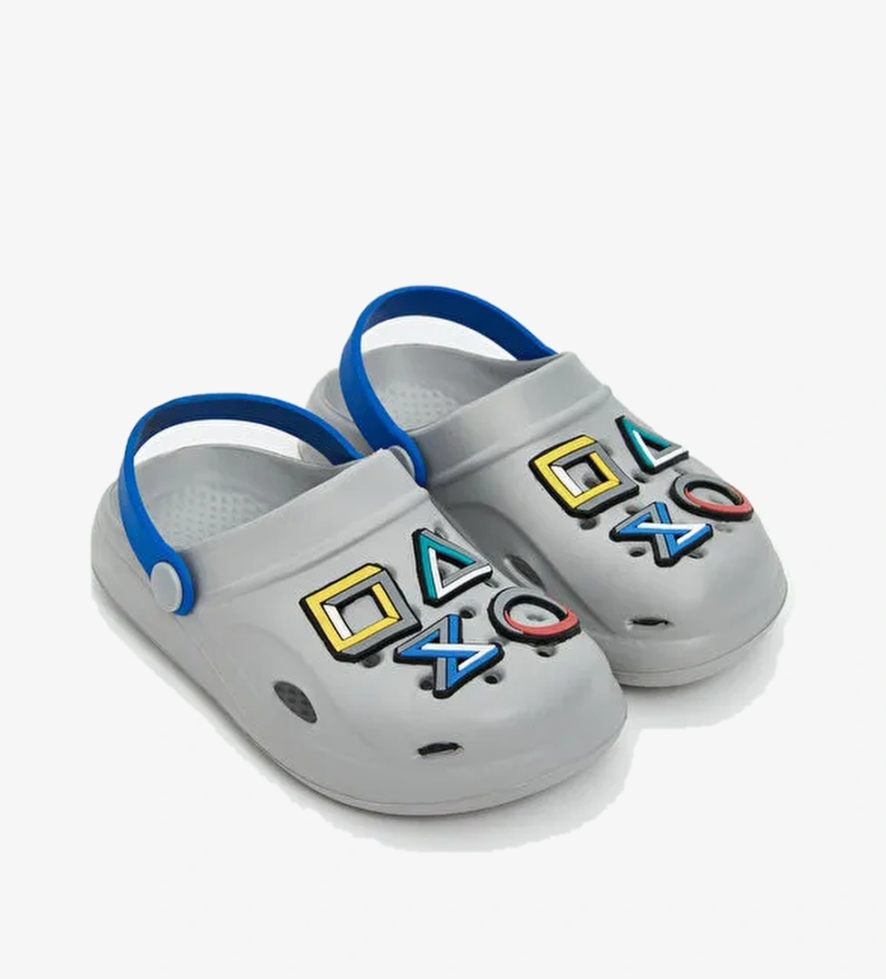 Baskılı Erkek Bebek Plaj Sandaleti - Görsel 1