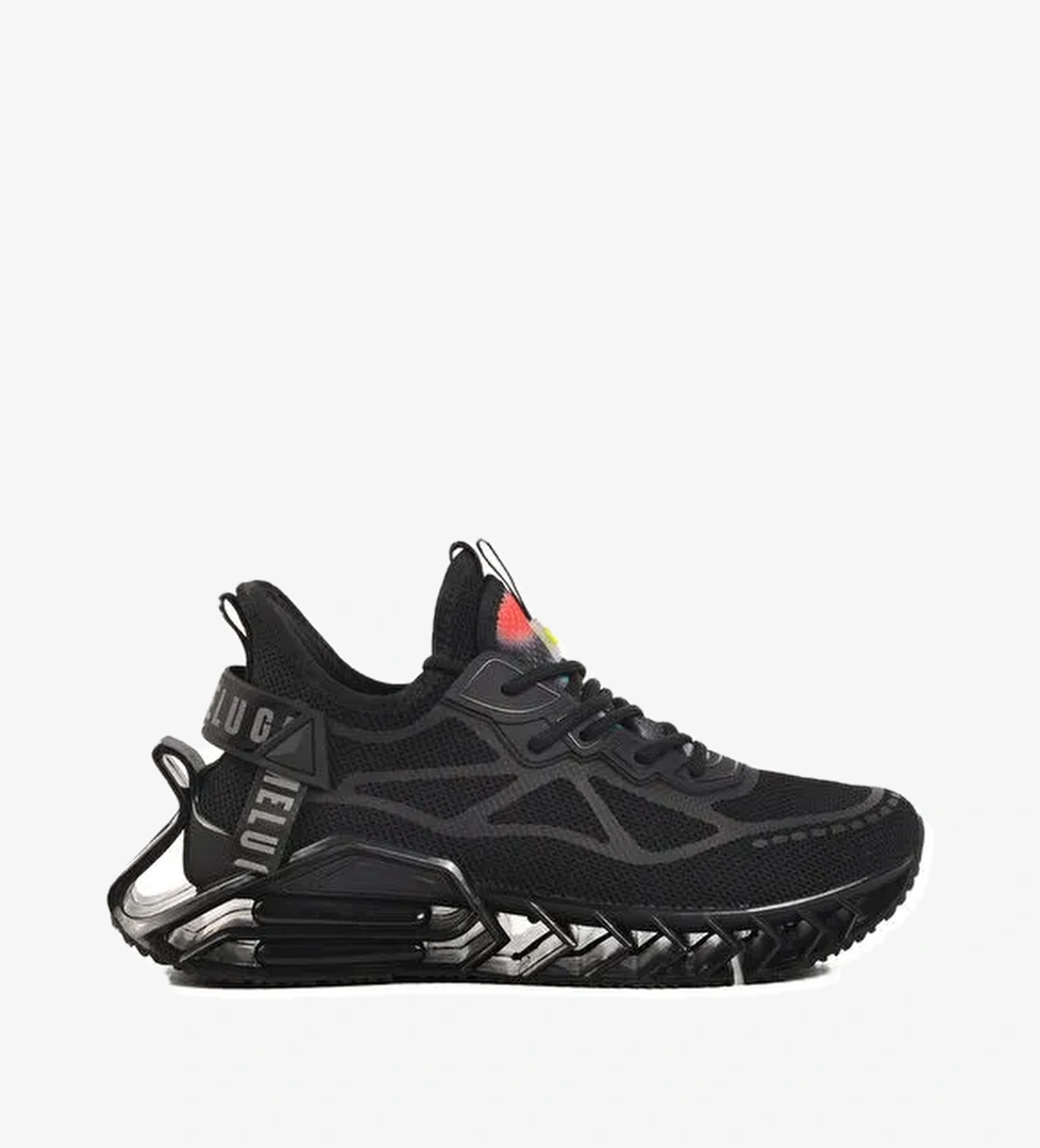 Siyah Fileli Hava Alabilen Memory Foam Erkek Sneaker Bright M