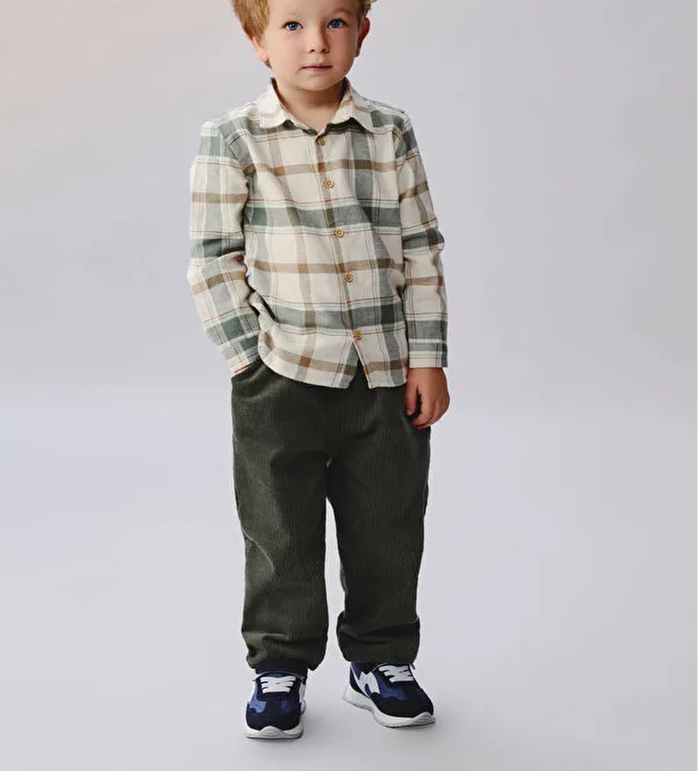 Bağcık ve Cırt Cırtlı Erkek Bebek Spor Ayakkabı