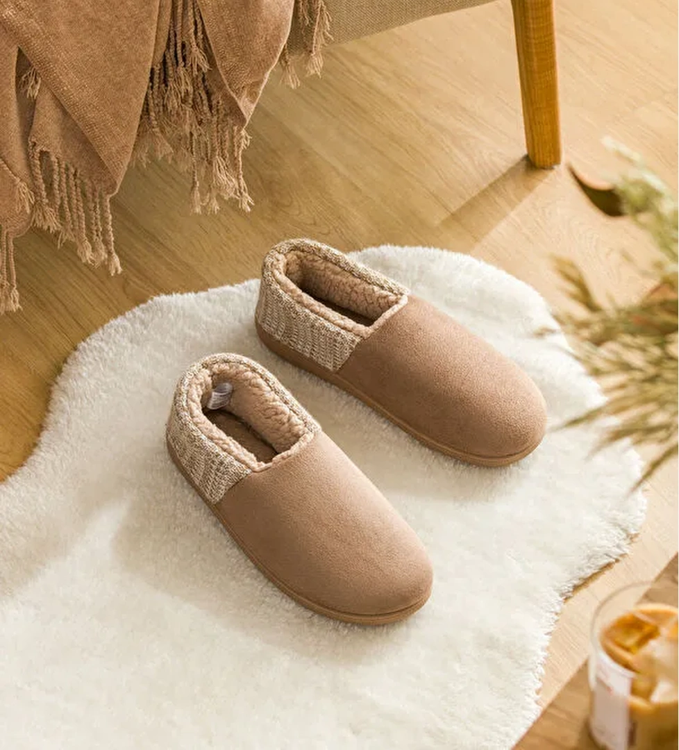 İçi Kürklü Erkek Ev Botu Panduf - Görsel 1