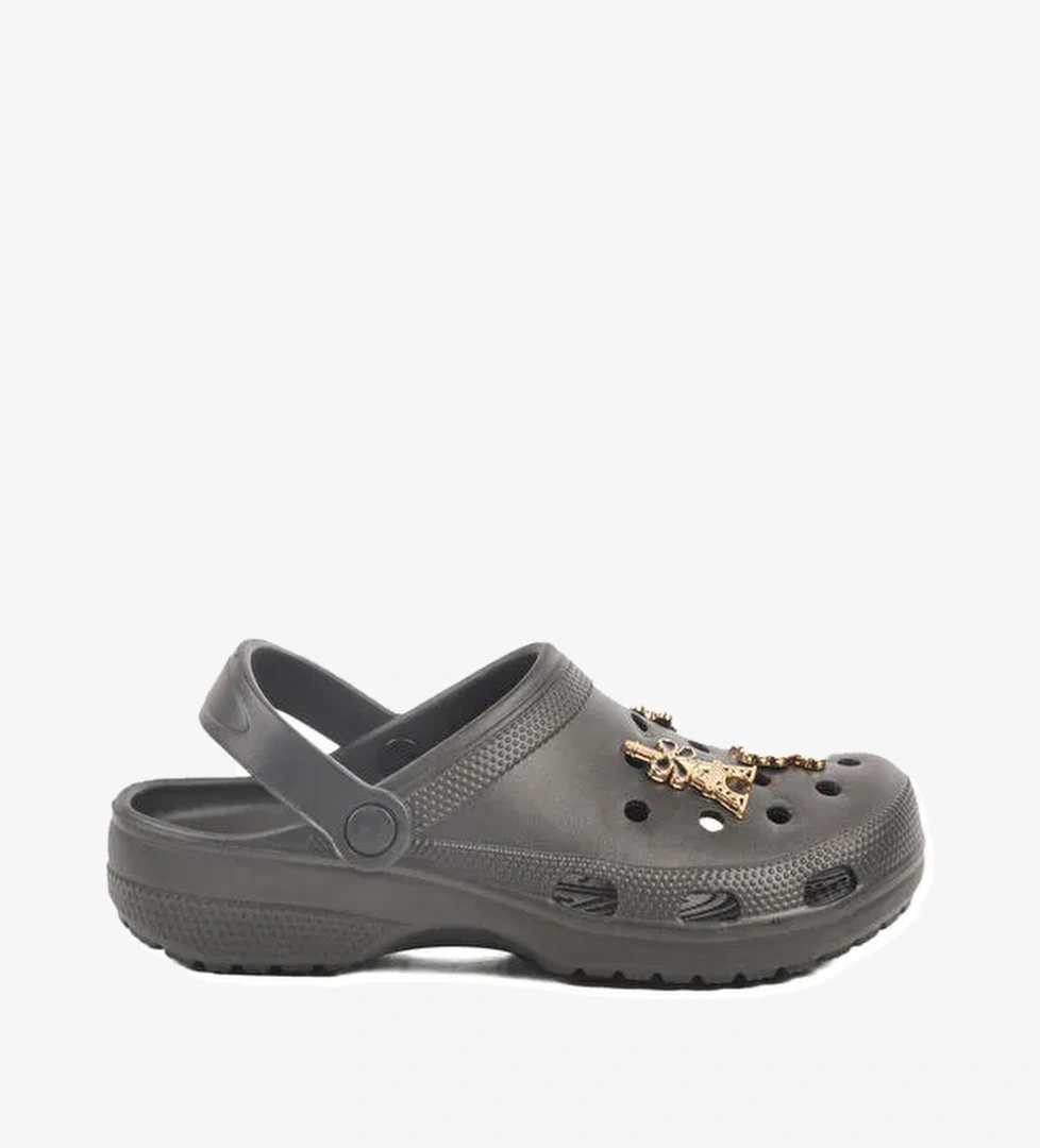 Siyah Eva Hafif Kadın Sabo Terlik 606 Z