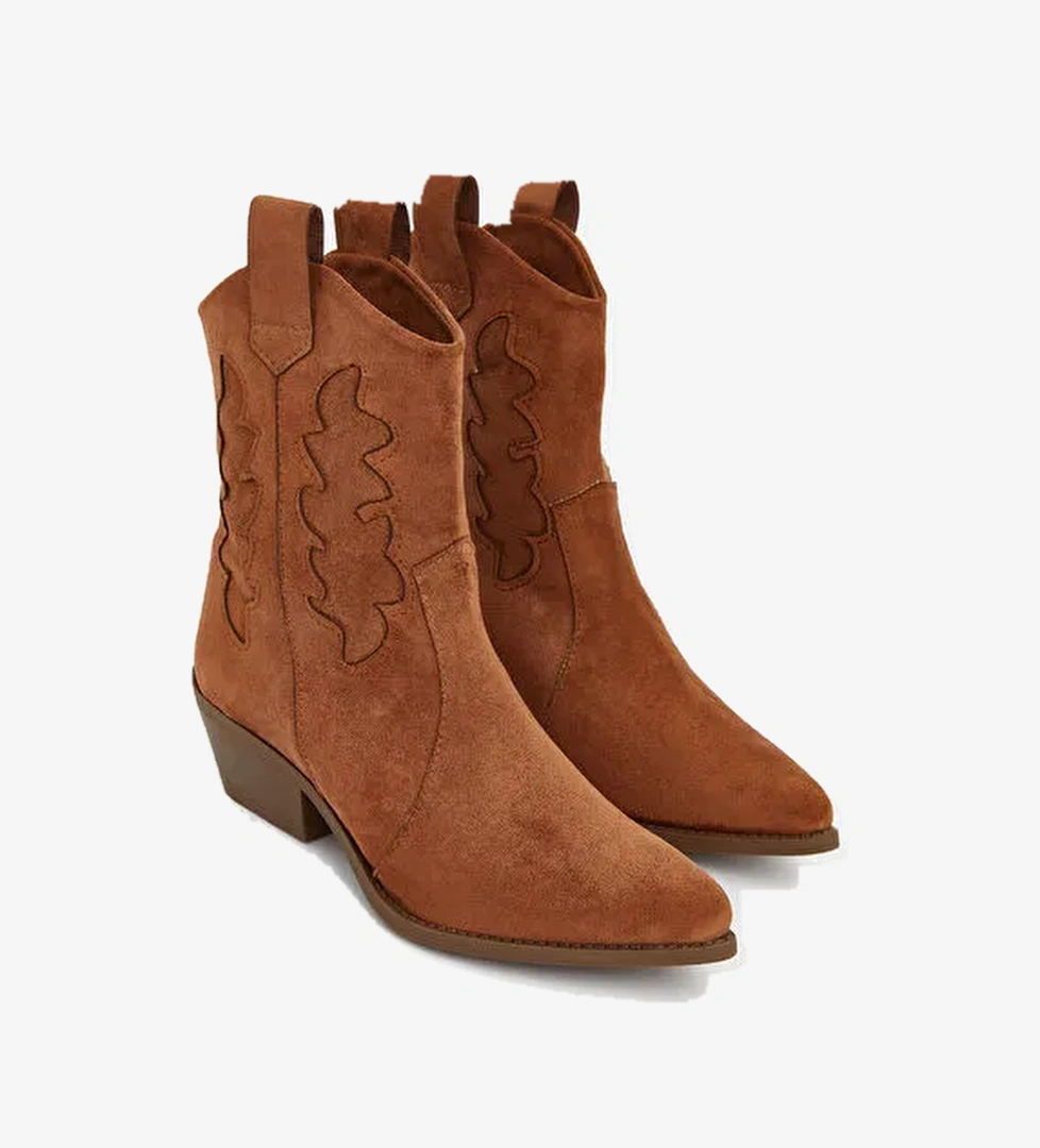 Lcw Steps Siyah Lcw Steps Süet Görünümlü Kadın Çizme