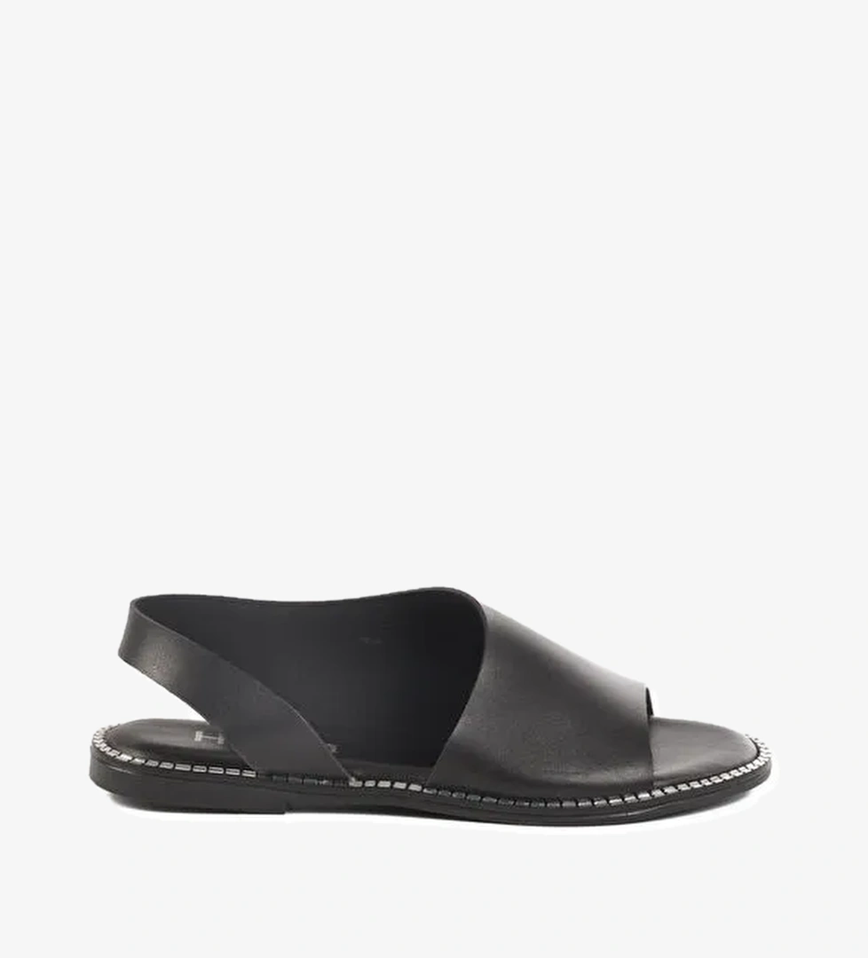 Siyah İnce Taban Hafif Kadın Sandalet 101 Z - Görsel 1