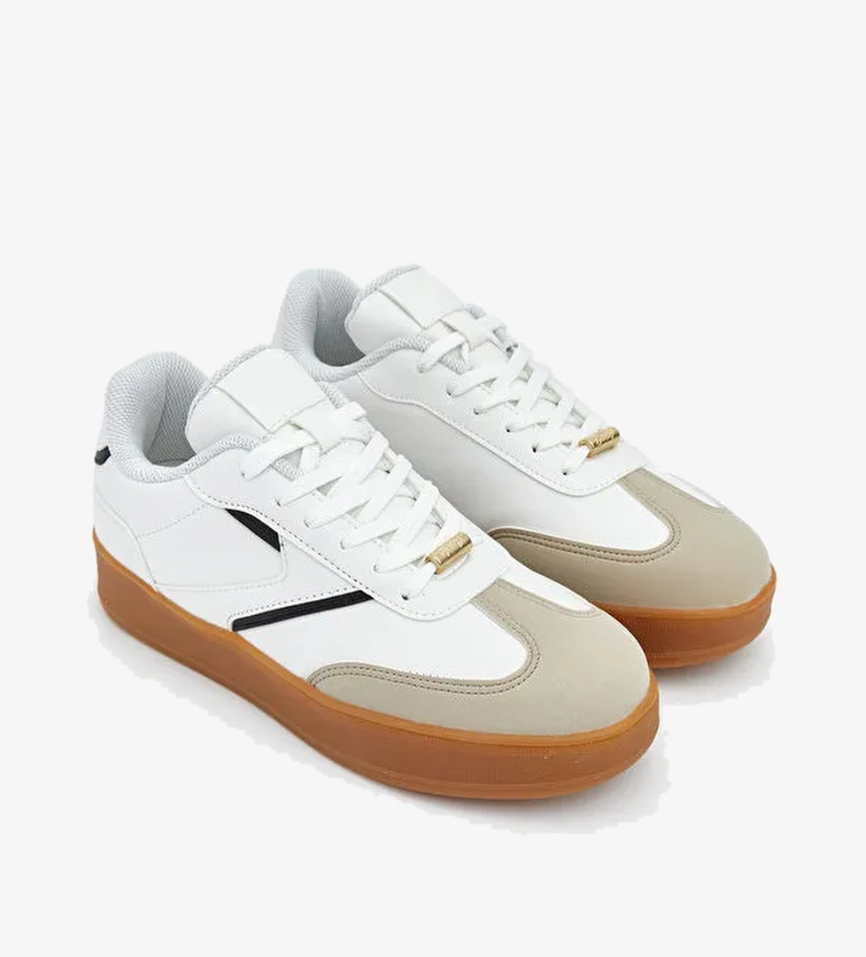 Süet Görünümlü Kadın Spor Ayakkabı