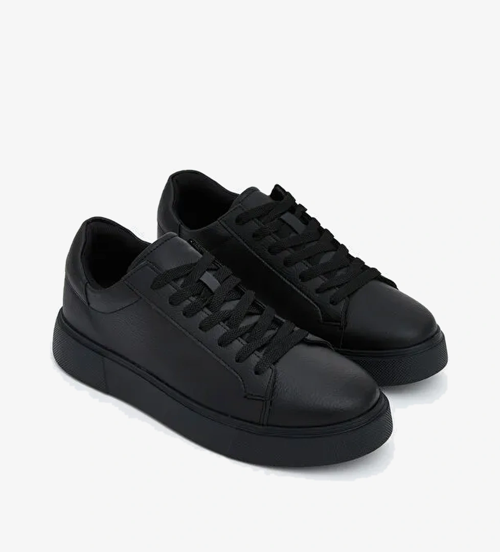 Deri Görünümlü Erkek Spor Ayakkabı