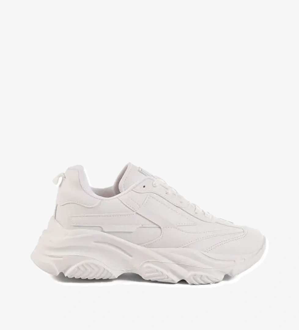 Beyaz Bağcıklı Kadın Sneaker DRK171 G