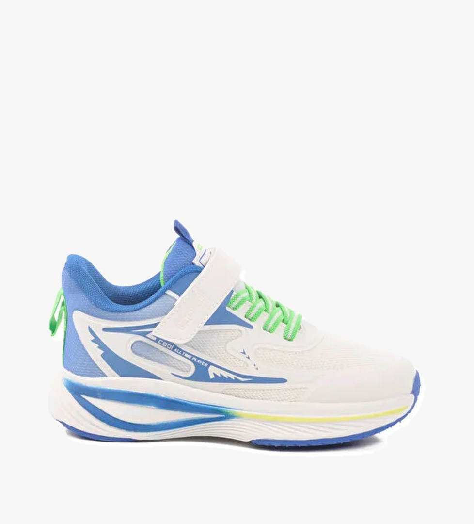 Saks Cırtlı Fileli Hafif Esnek Erkek Çocuk Spor Ayakkabı Silva F