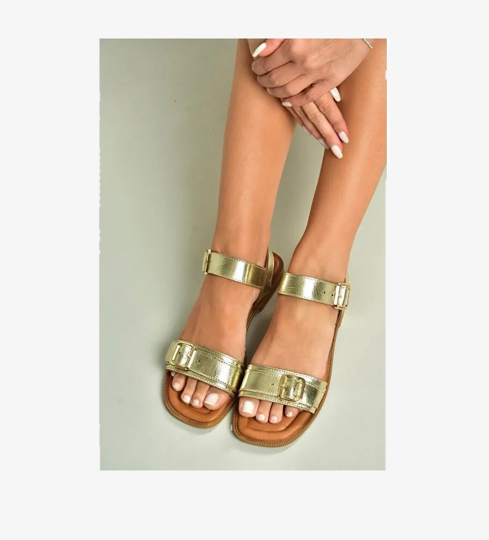 Altın Kadın Sandalet U944834003