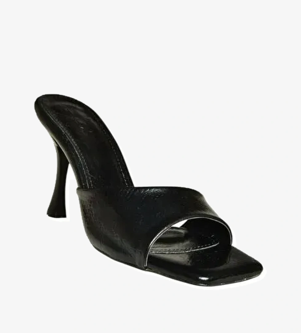 Siyah Kadın Topuklu Ayakkabı U590149607