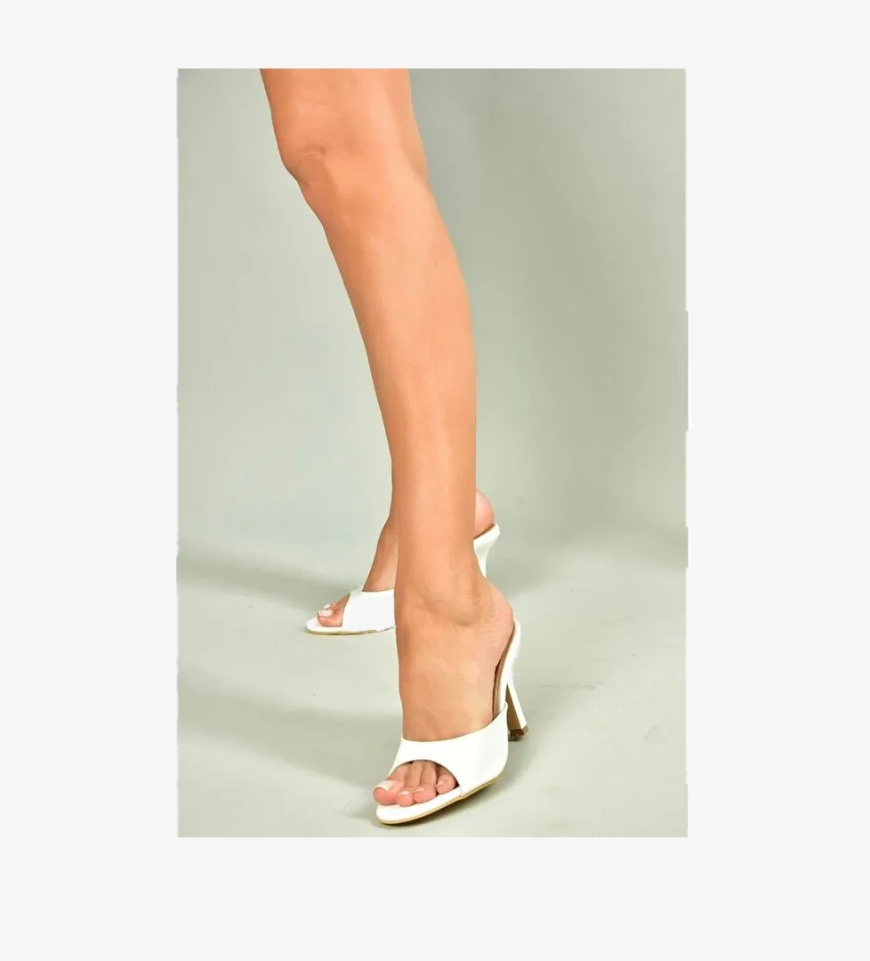 Beyaz Kadın Topuklu Ayakkabı U997062809