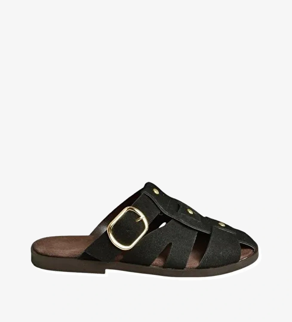 Siyah Kadın Terlik U458334202 - Görsel 1