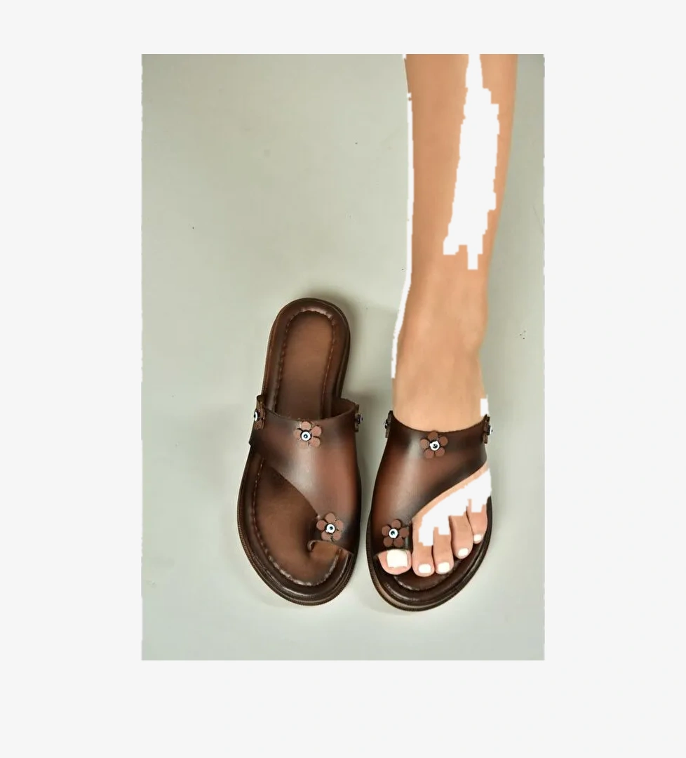 Fox Shoes Kahverengi Kadın Sandalet U390970203 model görseli