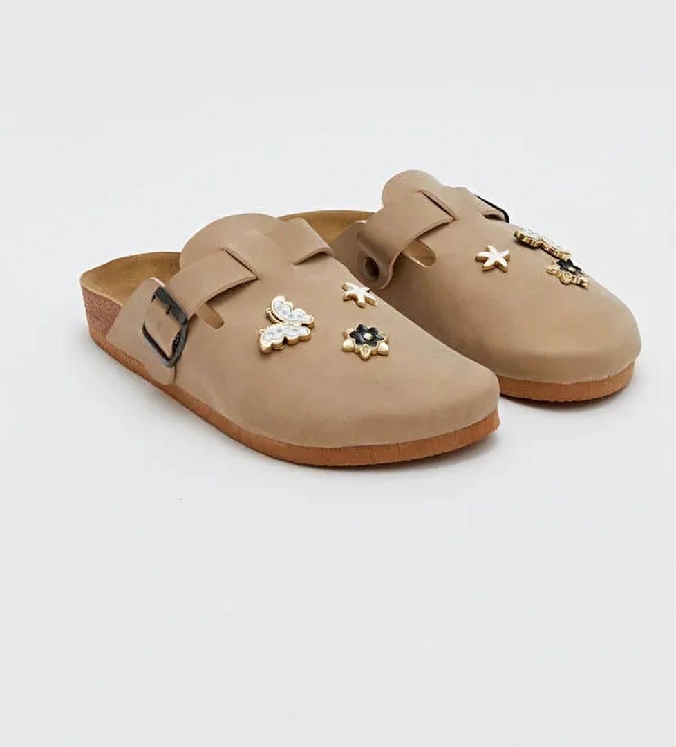 Süet Görünümlü Kadın Terlik - Görsel 1