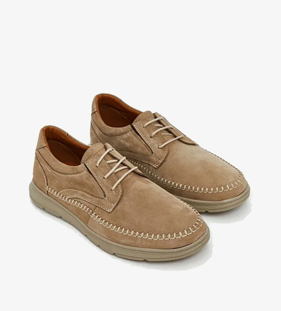 Süet Görünümlü Erkek Klasik Ayakkabı - Görsel 1