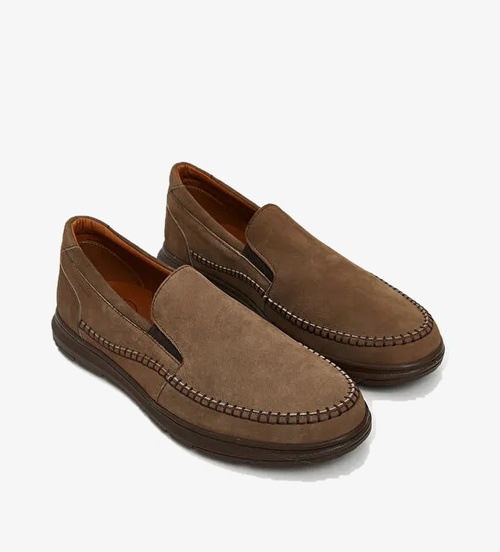 Süet Görünümlü Erkek Klasik Ayakkabı - Görsel 1