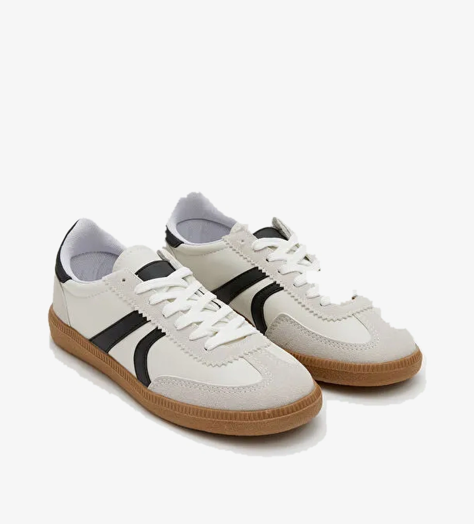 Süet Görünümlü Kadın Spor Ayakkabı