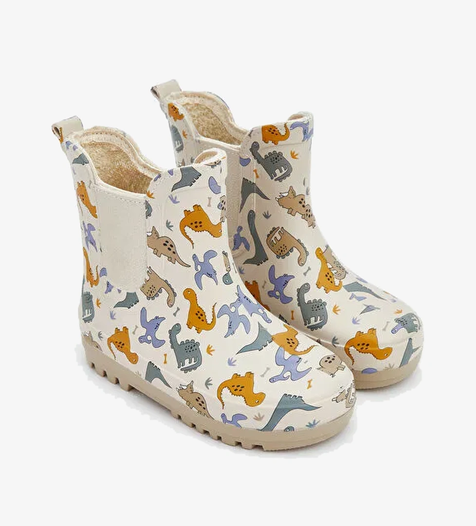 Dinozor Baskılı Erkek Bebek Yağmur Botu - Görsel 1