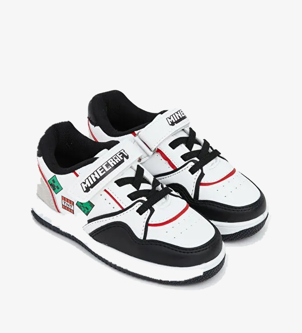 Minecraft Baskılı Erkek Çocuk Spor Ayakkabı - Görsel 1