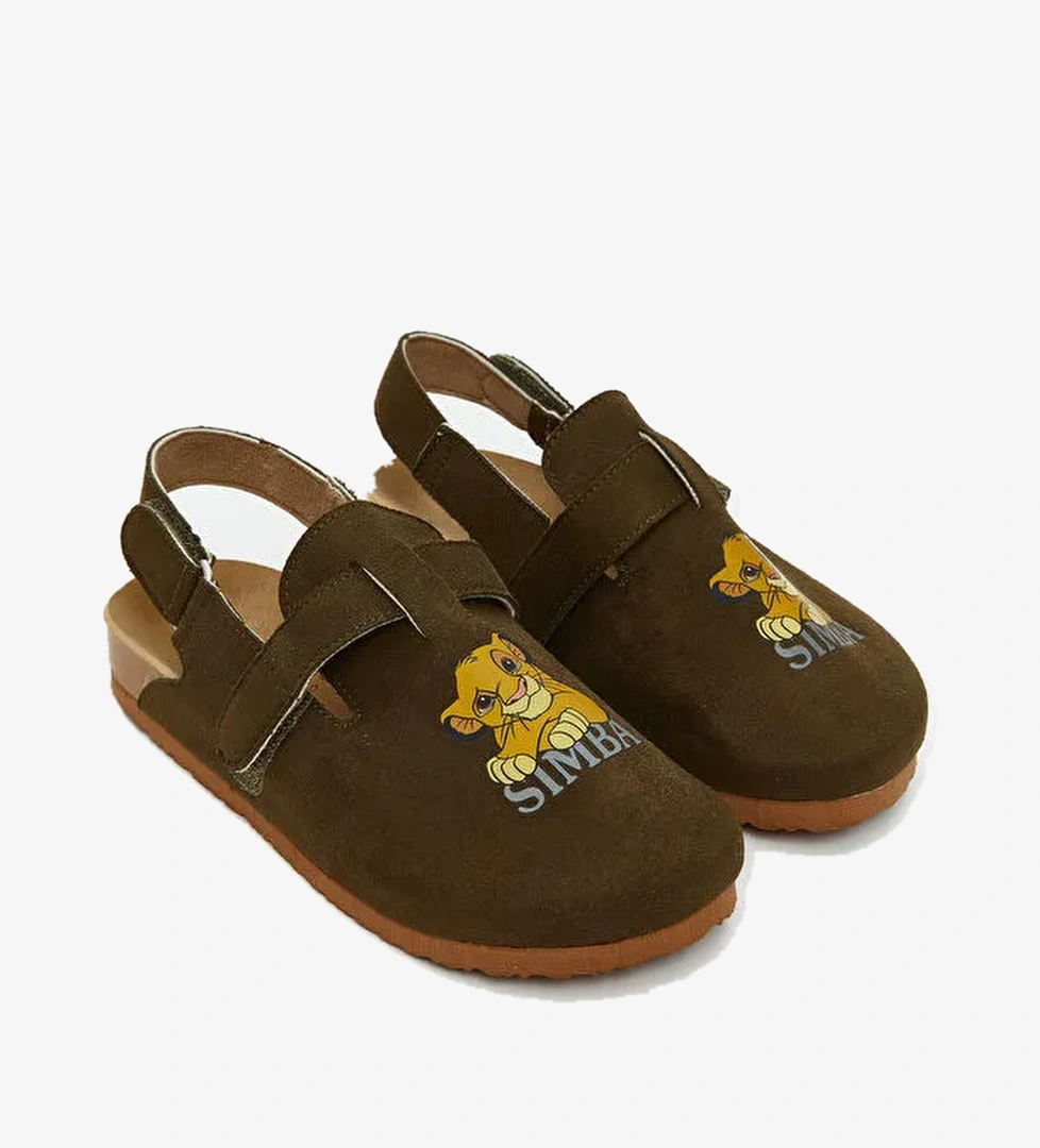 Simba Baskılı Erkek Bebek Sandalet - Görsel 1