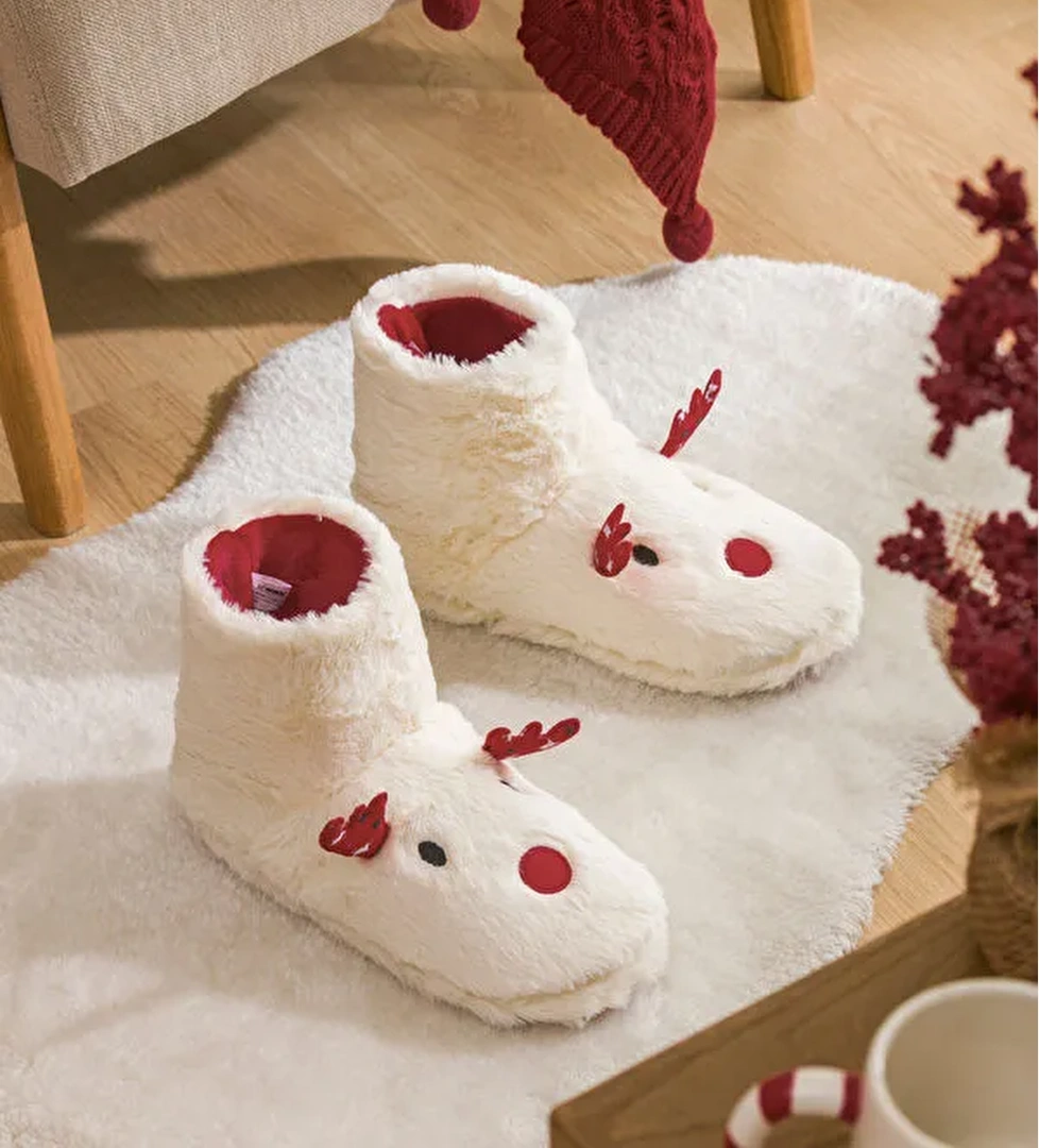 Hayvan Figürlü Pelüş Kadın Ev Botu