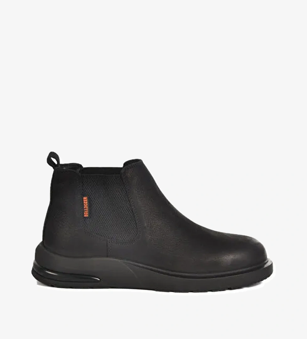 Siyah Nubuk Hakiki Deri Erkek Chelsea Bot 260042 M