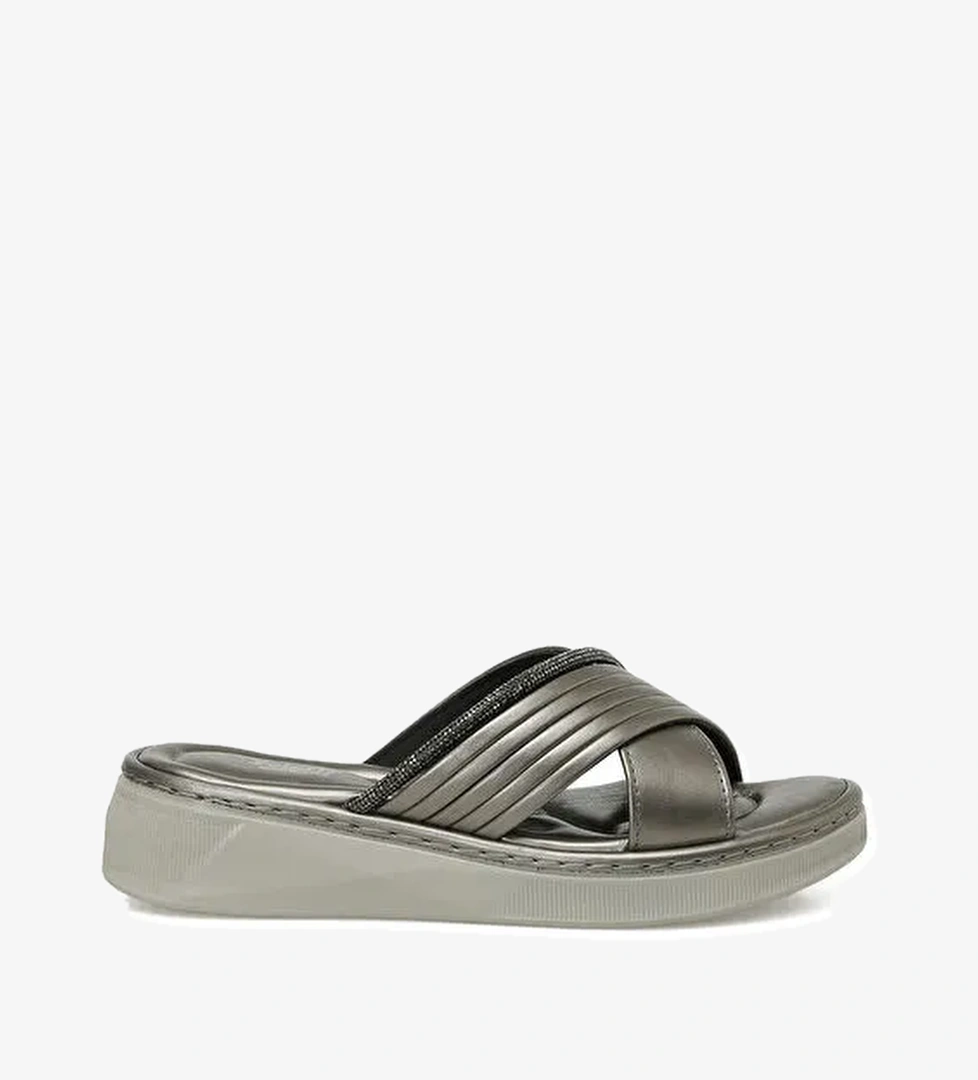 325622.Z 5FX Platin Kadın Terlik - Görsel 1