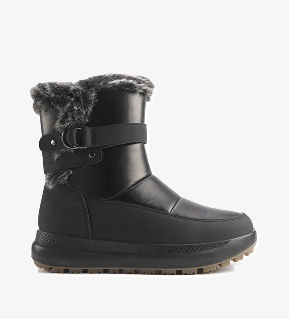 324680.Z 4PR Siyah Kadın Kar Botu - Görsel 1