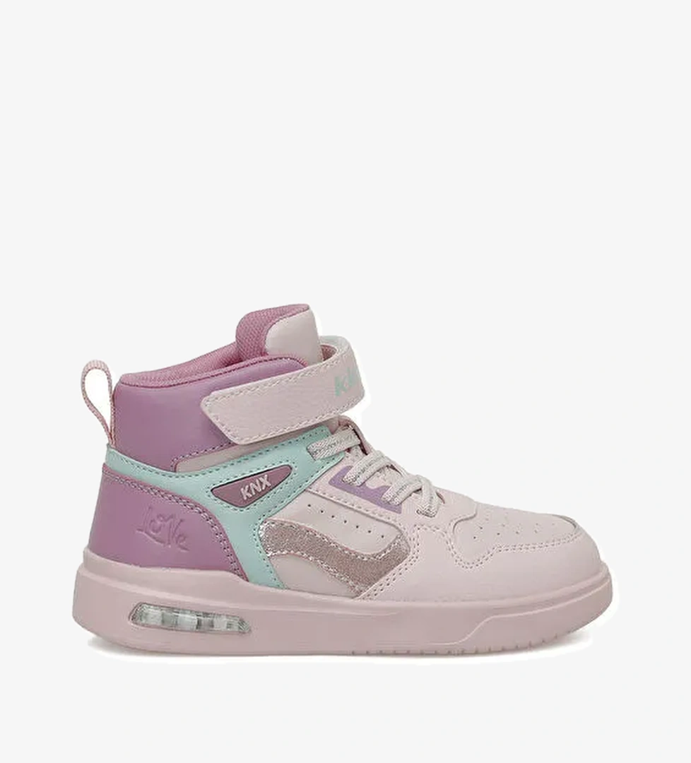 LONVE HI P 5PR Pembe Kız Çocuk High Sneaker - Görsel 1