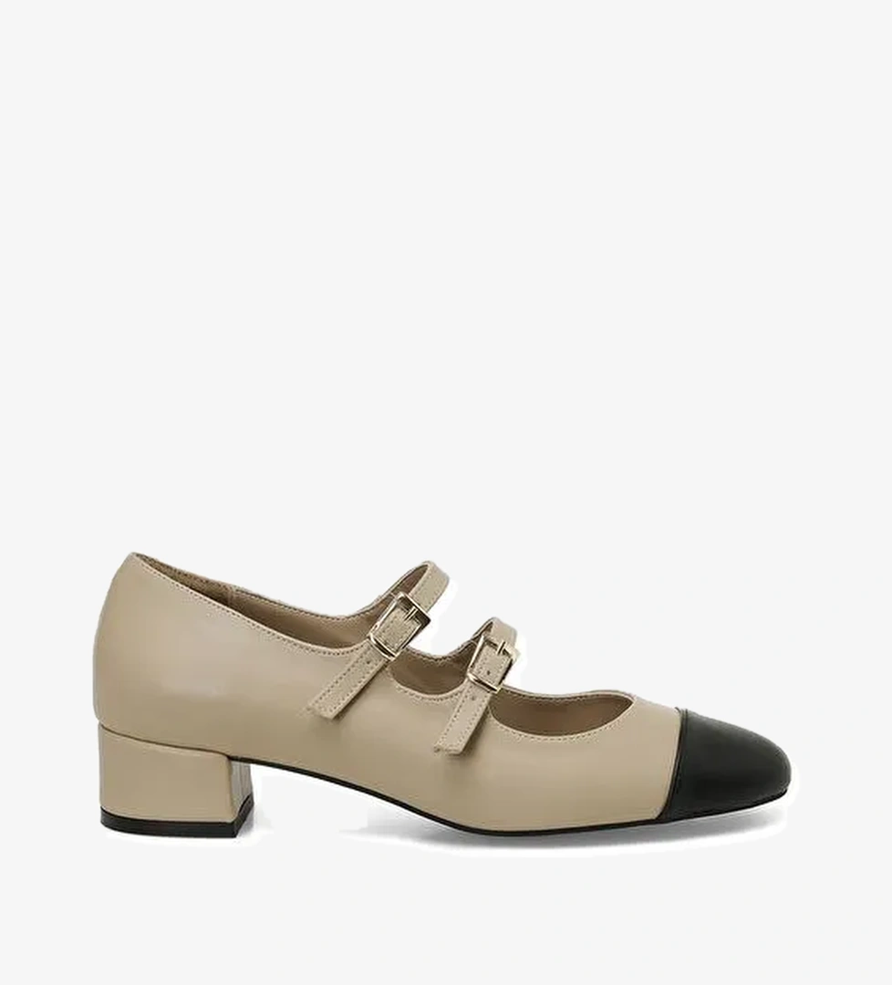 325038.Z 5FX Krem Kadın Topuklu Ayakkabı - Görsel 1