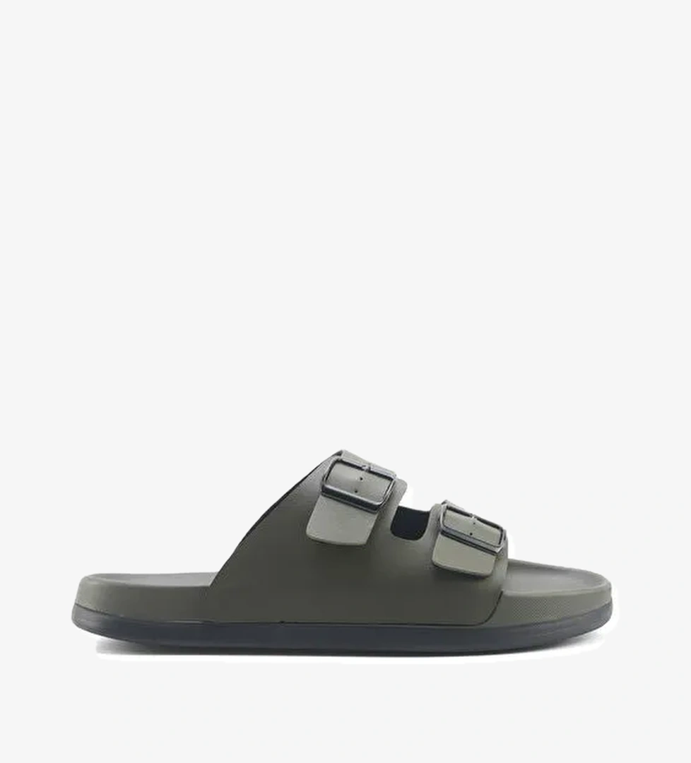 408064.M5FX Haki Erkek Terlik - Görsel 1