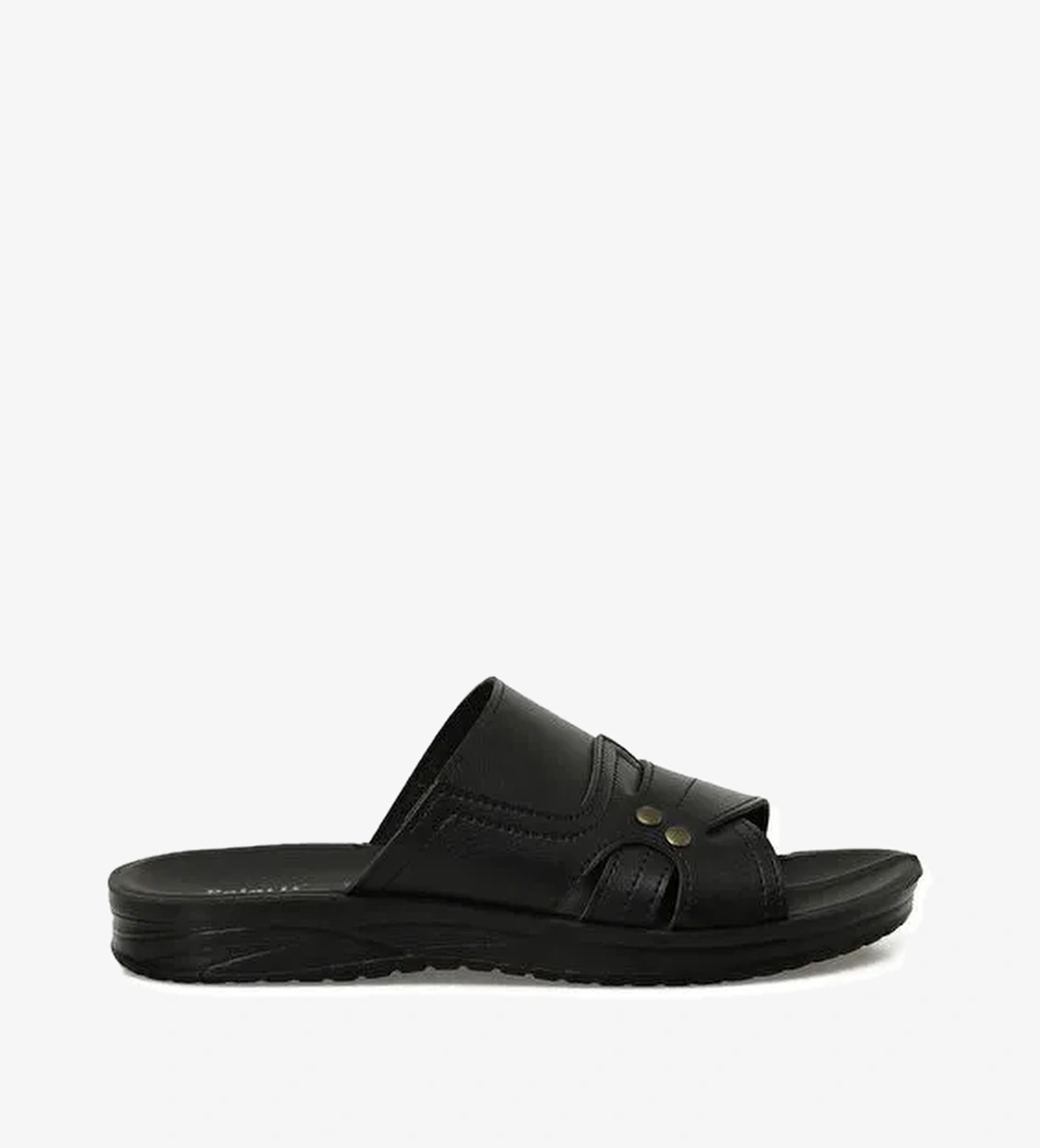 608015.M5PR Siyah Erkek Terlik - Görsel 1