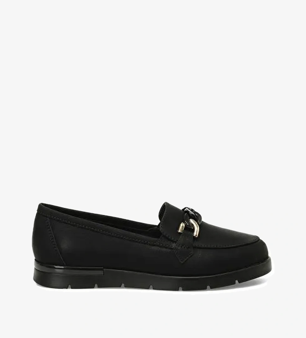 166007.NZ5FX Siyah Kadın Loafer - Görsel 1