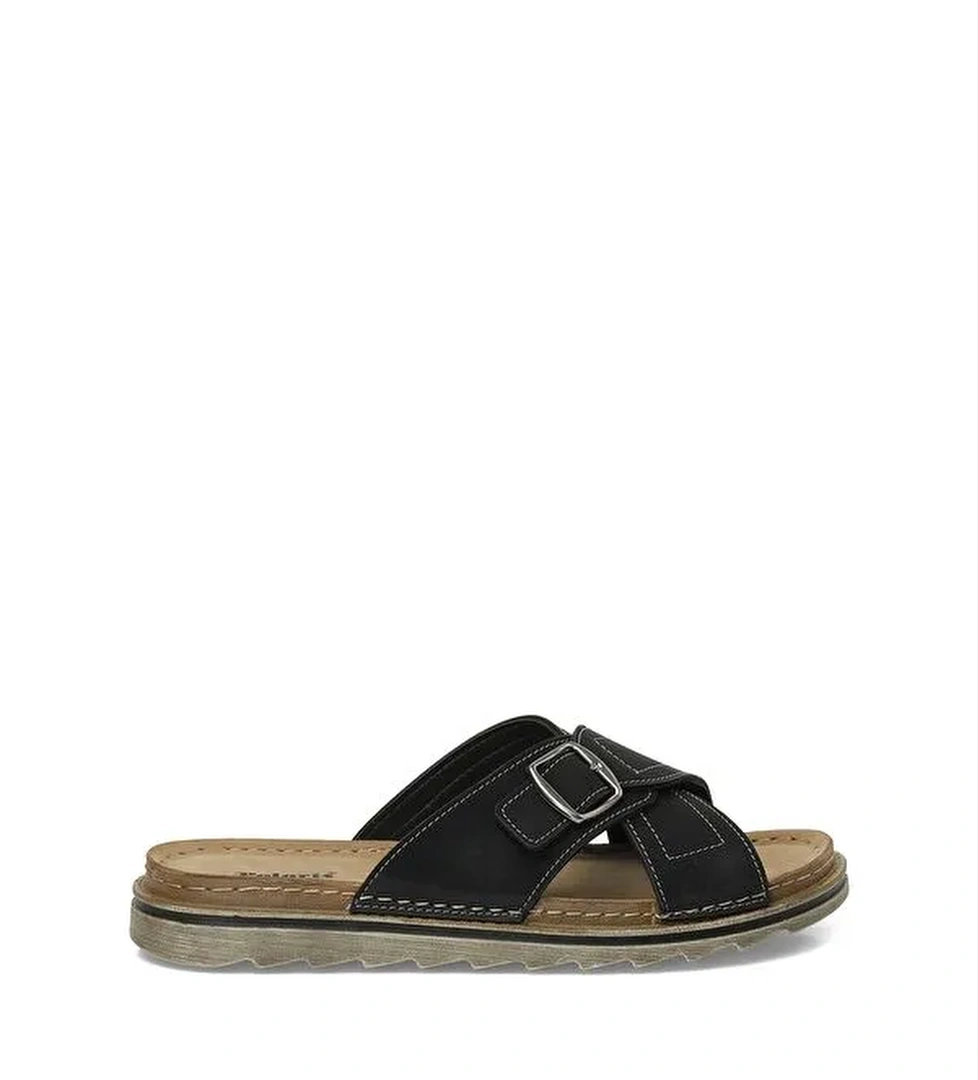 408065.M5FX Siyah Erkek Terlik - Görsel 1