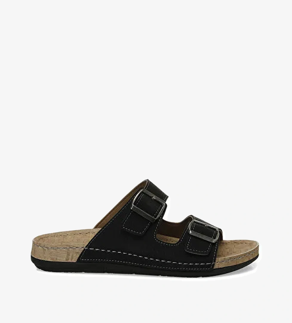 406148.M5FX Siyah Erkek Terlik - Görsel 1