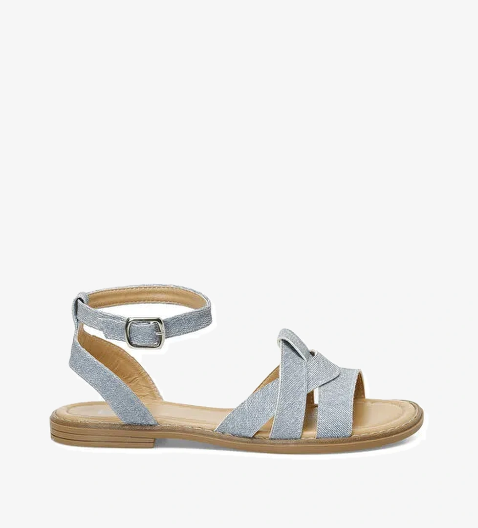 RENDA G 5FX Mavi Kız Çocuk Sandalet - Görsel 1