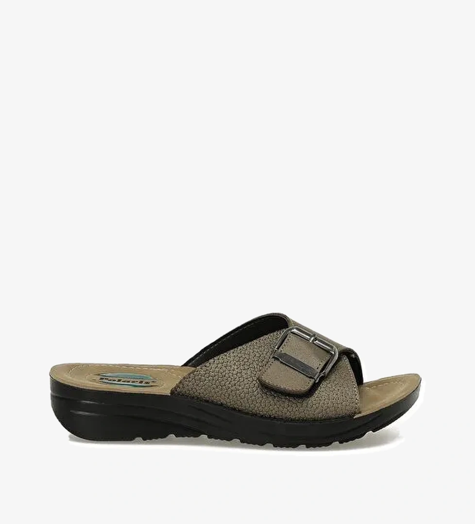 609003.Z5PR Bronz Kadın Ev Terliği - Görsel 1