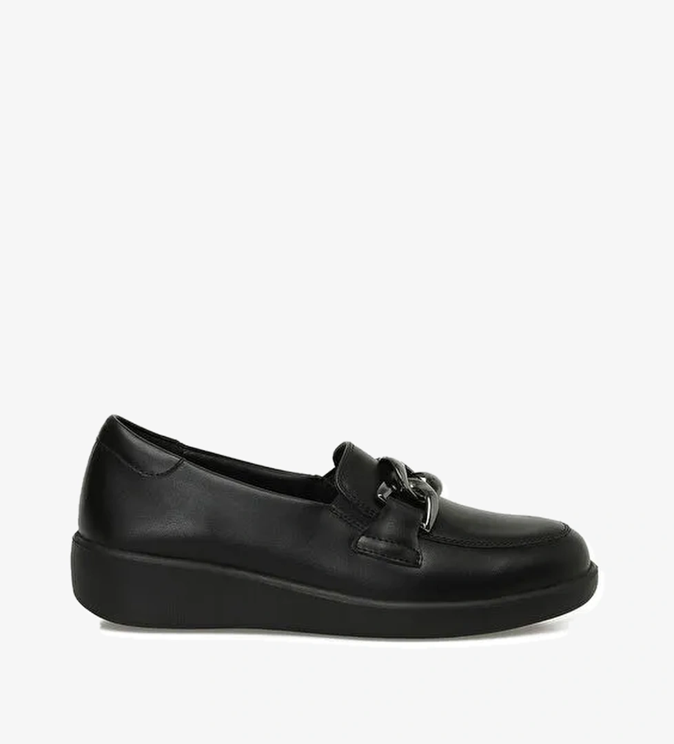 Polaris 167059.Z5PR Siyah Kadın Loafer model görseli