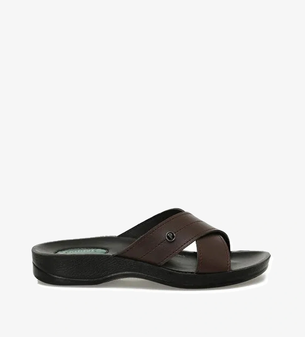 607014.Z5PR Bordo Kadın Terlik - Görsel 1