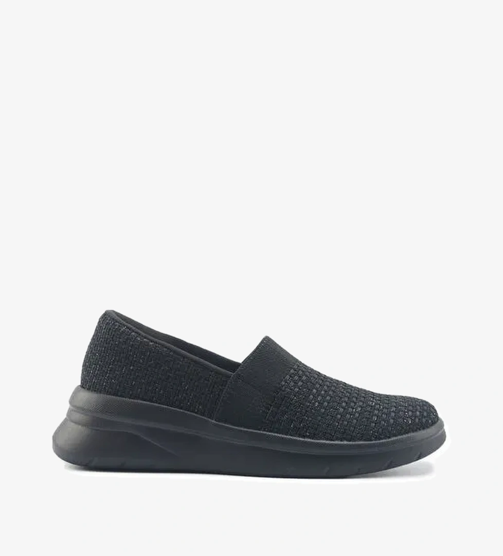 105478.Z5FX Siyah Kadın Comfort Ayakkabı - Görsel 1