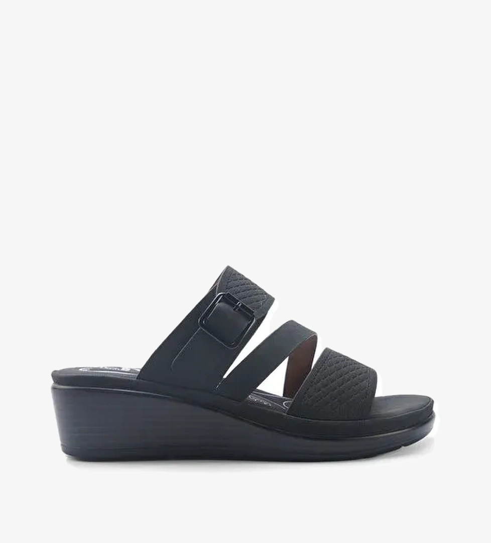 Polaris 5 Nokta 105511.Z5FX Siyah Kadın Dolgu Topuk Terlik model görseli